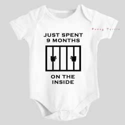 Just Spent 9 Months on the Inside Baby Grow